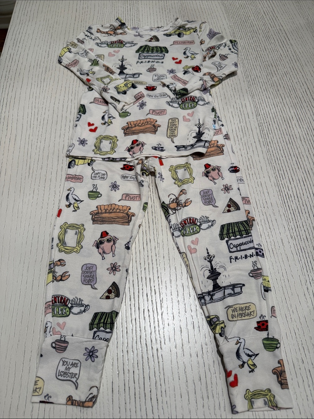 Posh Peanut Friends Print Pajama Set